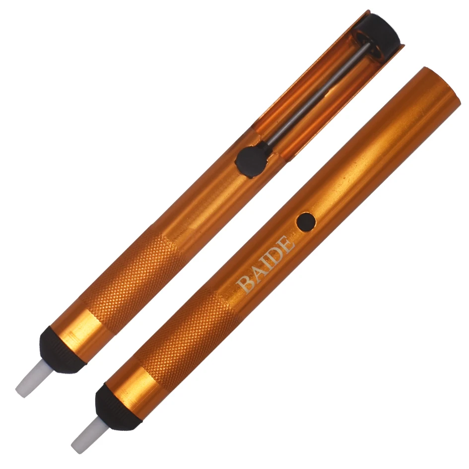 BAIDE Desoldering Pump Aluminum Metal Suction Tin Gun Soldering Sucker Pen Removal Vacuum Desolder Hand Welding Tools