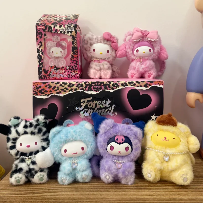 

Authentic Forest Vibes Series Fashion Play Blind Box Cute Girl Backpack Pendant Plush Toy Collection Desktop Accessories Gifts