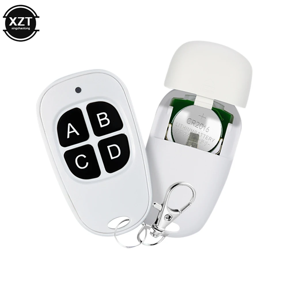 Universal 433MHz Wireless Copy Remote Control Metal Four Button Garage Door Rolling Gate Pair Code Remote Control Waterproof