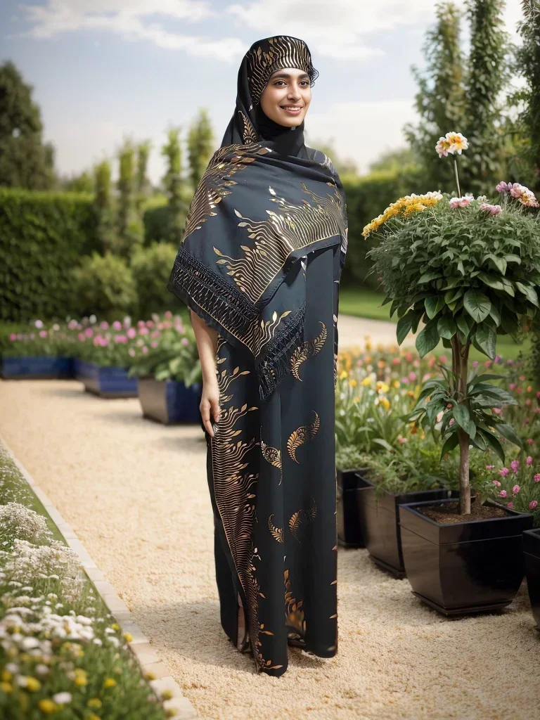 2024 neue sommer verlieren kurzarm baumwolle robe gold stempel boubou maxi islam femme kleid mit großen schal afrik anischen aba