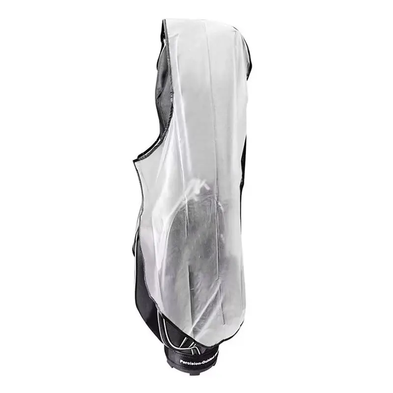 Outdoor Golf Club Bag Cover Golf Bag Rain Protection Cover Transparent PVC Dustproof Cover Highly Recommended