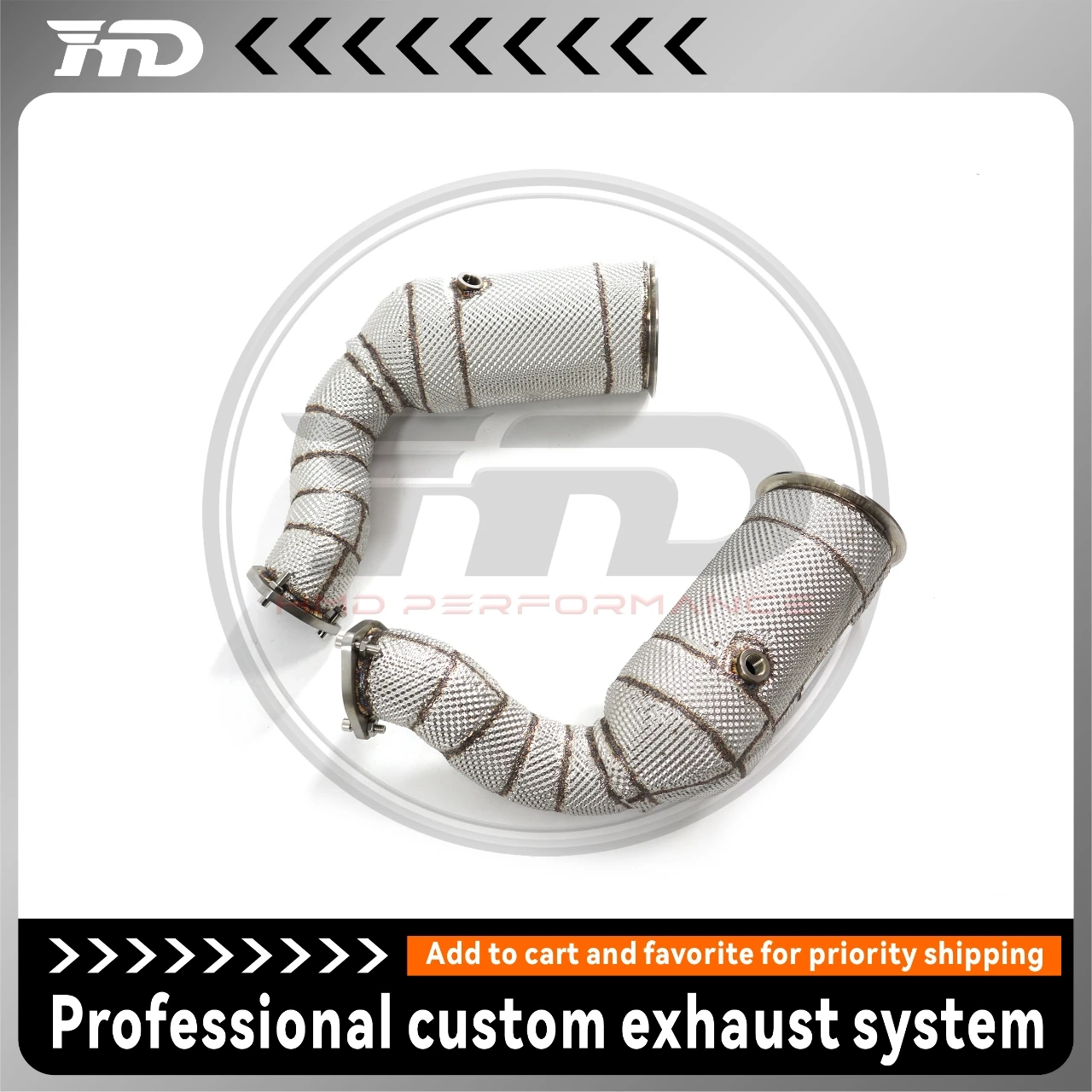 

HMD 11.11 Exhaust-Pipe for Lamborghini URUS 4.0T Exhaust-headers Catted/Catless Downpipe with Catalytic Converter Exhaust System