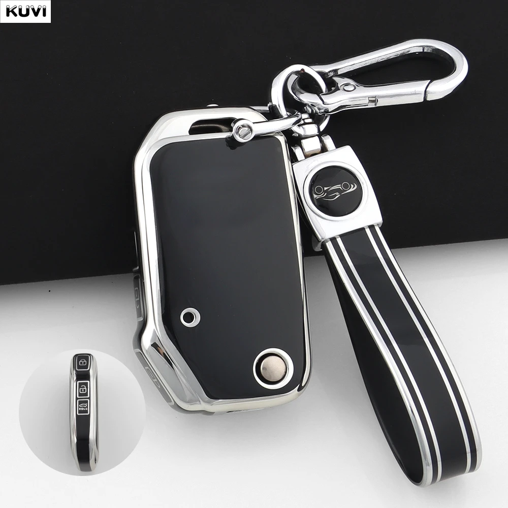 Fashion TPU Car Flip Key Case Cover Shell For Kia Sportage Ceed Xceed Sports K5 Seltos 2019 2020 2022 2023 Accessories