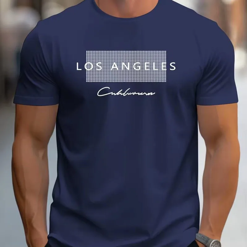 Rare 2026 Summer New Style Men's 3D Printed Casual Fashion Korean Style Stylish Short Sleeve T-shirt (European Bestseller)