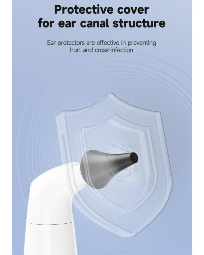 Digital Otoscope 1/2/3/5/10PCS 3.9mm Wireless Portable Visual Earwax Cleaning Visible light Ear Spoon Endoscope For Android/IOS image 4