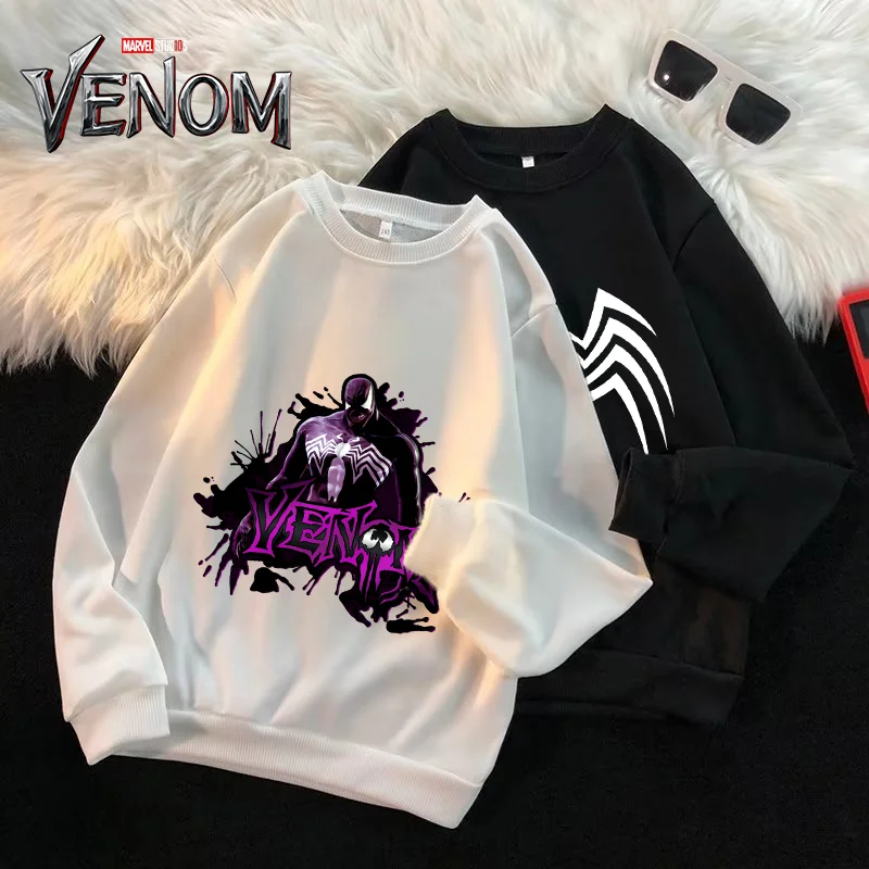 Venom primavera otoño estampado sudadera Casual invierno cálido Top manga larga niña niño bebé pulóver prendas de vestir exteriores ropa Popular elegante