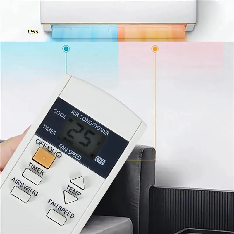 

3X A75C3740 Remote Control For Panasonic Air Conditioner A75C3740 A75C3733 English Remote Control Replacement