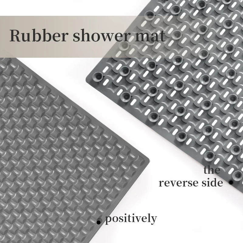 Bathroom Mat Anti Slip Mat Household Shower Room Shower Anti Fall Suction Cup Floor Mat Toilet Bathroom Shower Cool Massage Mat