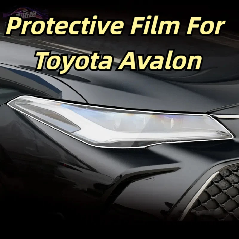 

Автомобильные фары, задние фонари, защитная пленка для Toyota Avalon 2018-2023, передняя защита от царапин, черные прозрачные аксессуары из ТПУ PPF