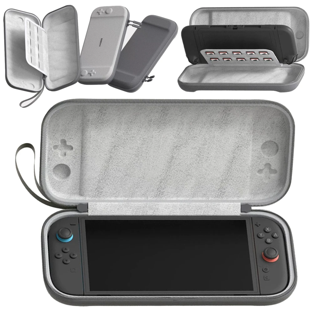 حقيبة حمل محمولة للتبديل 2 حقيبة تخزين مزدوجة الطبقة حقيبة سفر حافظة منظم لهاتف نينتندو سويتش 2