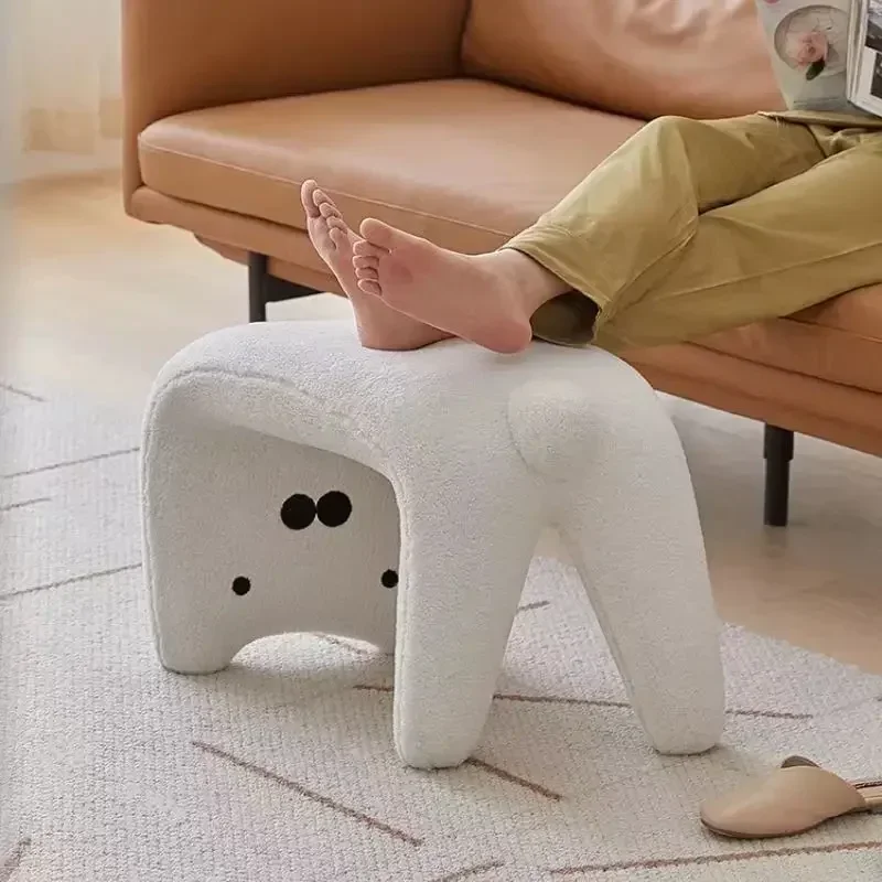 Cat Shoe Change Stool Household Door Shoe Stool Entry Small Stool Sitting Stool Low Stool Sofa Hair Stool Dressing Makeup Stool