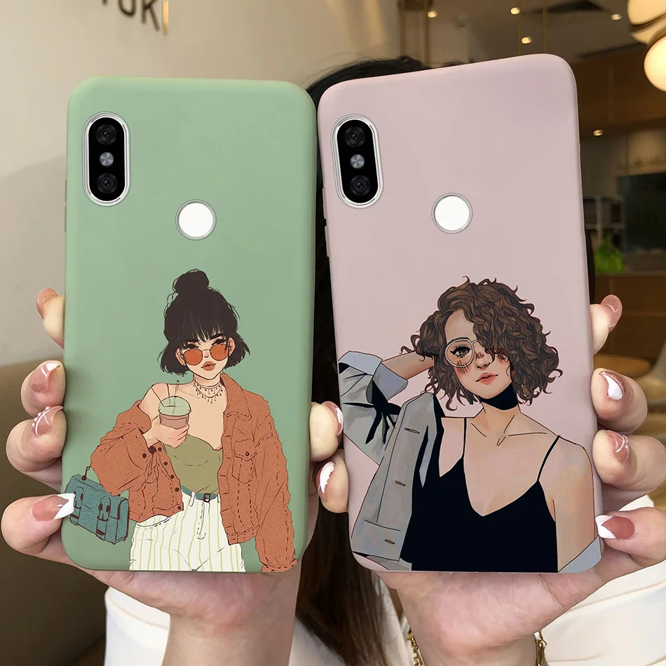 For Xiaomi Redmi Note 5 5 Pro Phone Case Funny Silicone Matte Shockproof Back Cover For Redmi Note5 Pro 5Pro Capa Funda Bumper