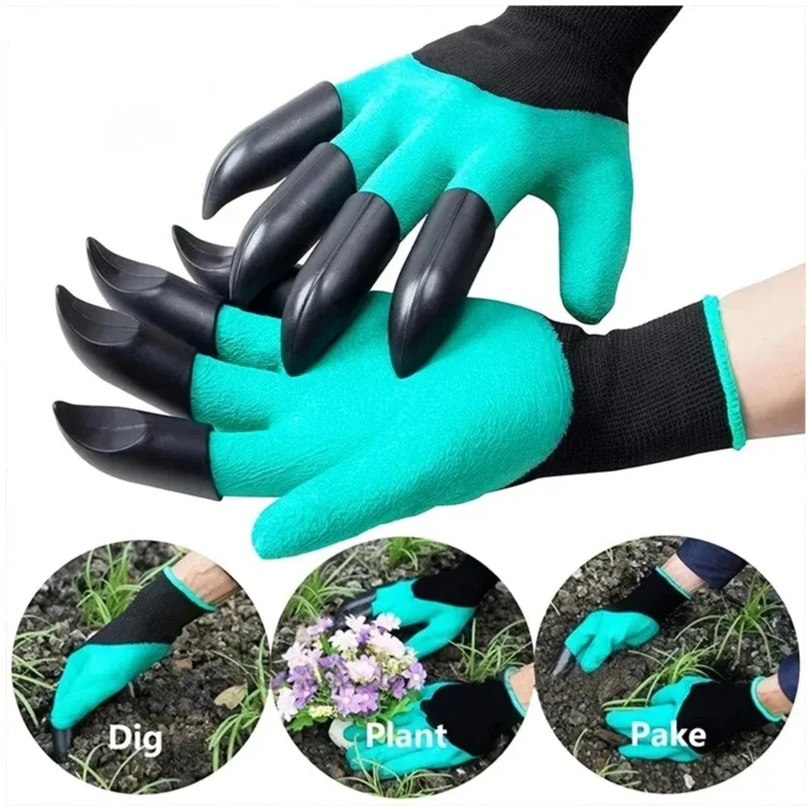 

Garden gloves, stab resistant, waterproof, claw resistant, wear-resistant, ground scraping, grass pulling, soil digging, special