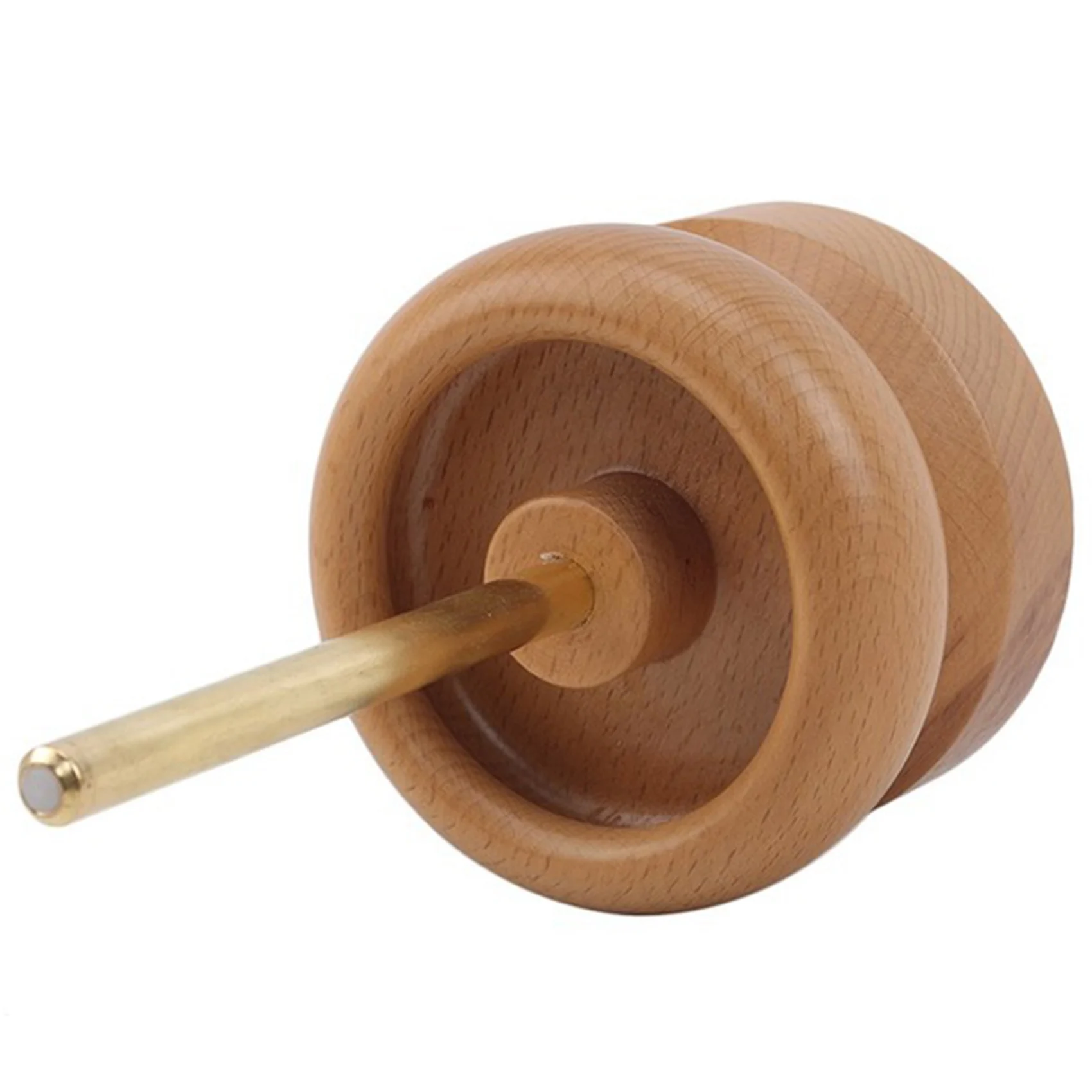 Solid Wood Bobbin for DIY Jewelry Making - Manual Wooden Thread Winder Tool for Beading and Crafting