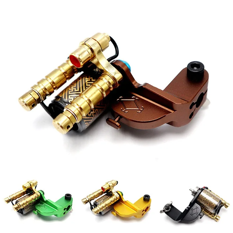 

Direct Drive Motor Tattoo Machine Professional Cutting Misting Integrated Machine Traditional Coloring Hook RCA Line Dual Use