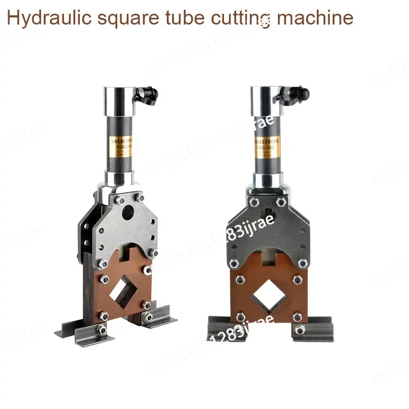 10T Hydraulic Square Pipe Cutting Machine 50*50mm Angle Steel Cutter Electric Hydraulic Angle Iron Cutting Machine Portable