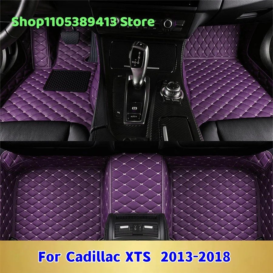 

The Mats Carpets Car Mat Accessories Leather Custom Car Floor Mats For Cadillac XTS 2018 2017 2016 2015 2014 2013