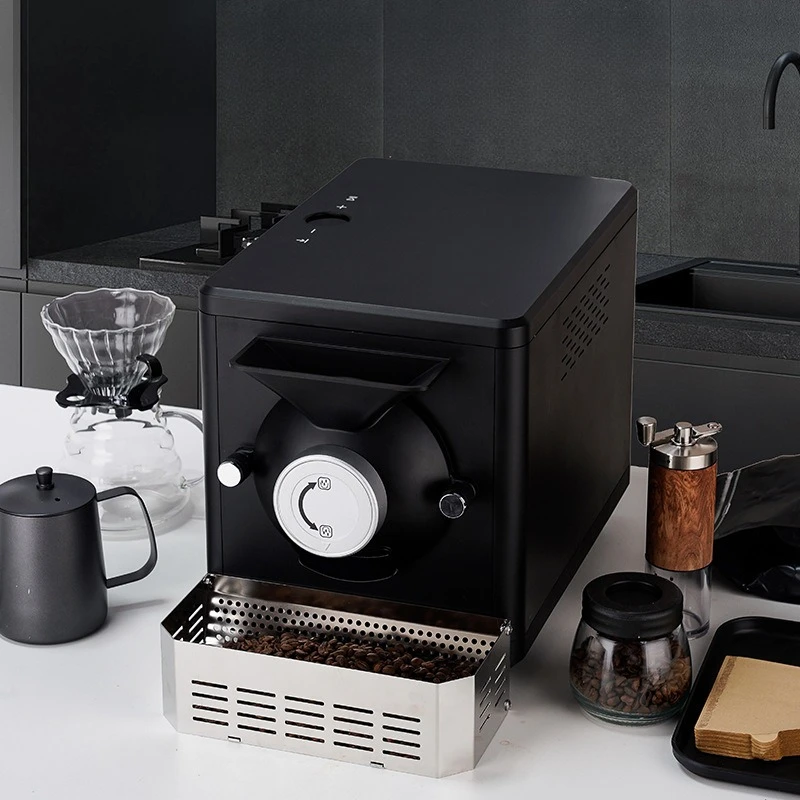 Home and business dual-purpose coffee bean roaster Fully automatic 360 ° imitation straight fire coffee bean grain roaster