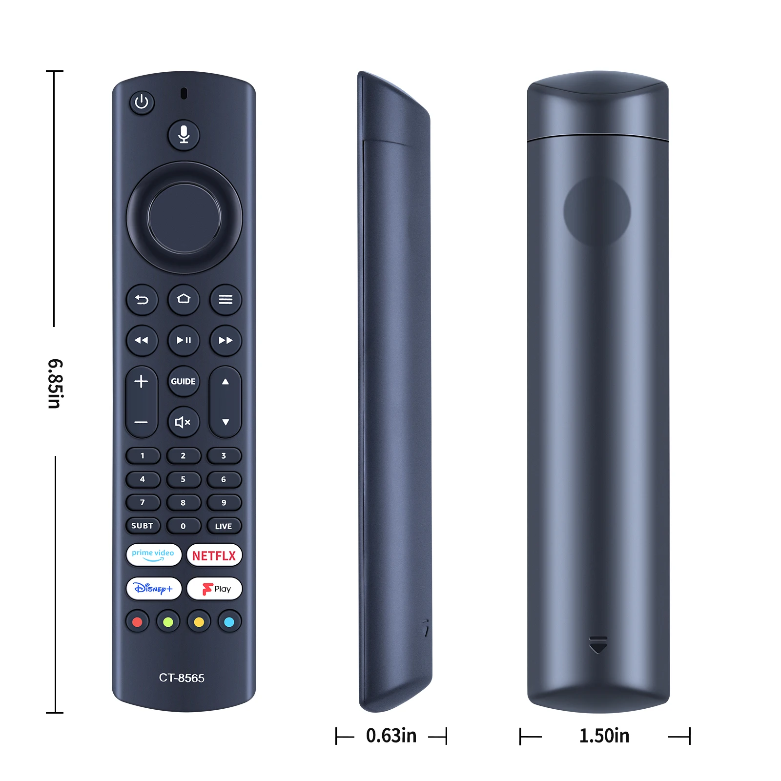 New Replaced Remote Control Fit For TOSHIBA CT-8565 UF3D Ferguson F4320AFR and JVC RM-C3255 and Xiaomi tv f2 without voice