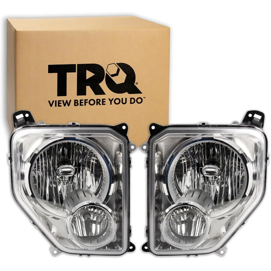Set faro da 2 pezzi lato conducente e passeggero compatibile con Jeep Liberty 2008-2012 CH2502196 CH2502199 CH2503196 CH