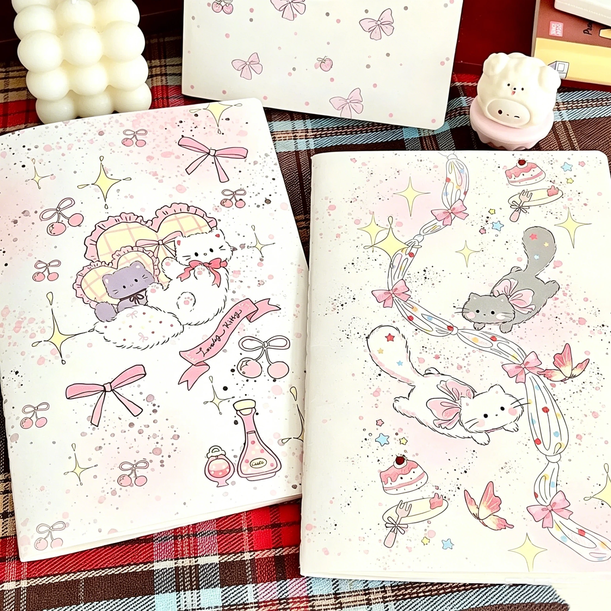 Caderno A5 com Laço de Gato Ja - Notebook Dotted A5 avaliação e preço