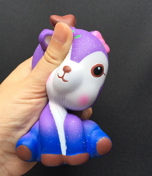 جامبو الكرتون الشكل اسفنجي ألعاب متململة بطيئة ارتفاع ضغط لعبة لطيف الحيوانات أرنب الإجهاد الكرة ضد الإجهاد تململ للأطفال #2