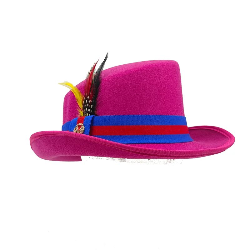 High Top abfallende Fedoras Hut Reiter Hut magische Leistung Hut Männer Zylinder Frauen Zylinder Sombrero Hombre – Detail 17