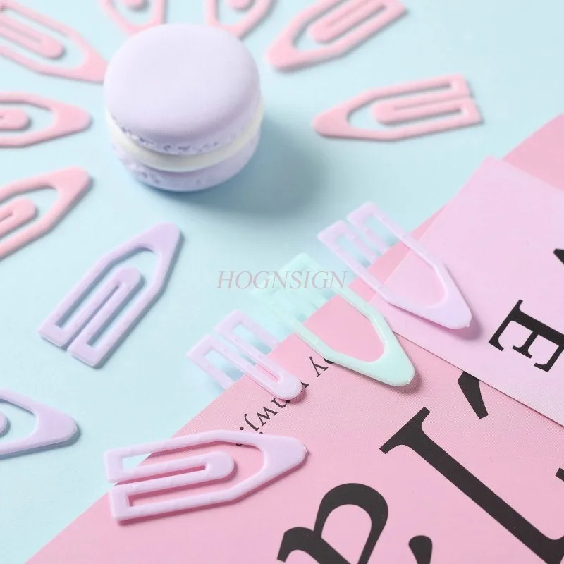 Barco colorido Shaped Paper Clips, Pequenos e Frescos Clips, Papelaria, 20pcs