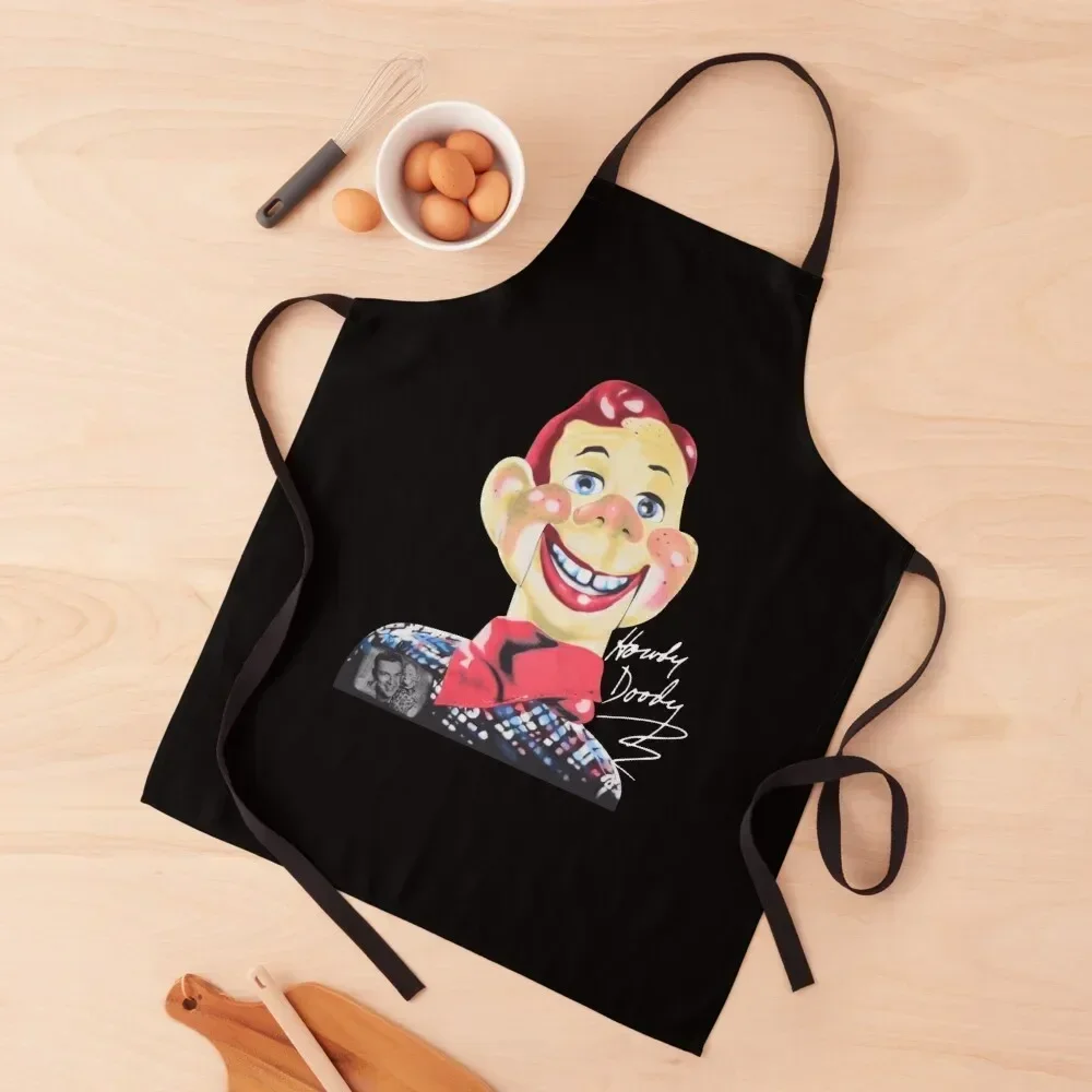 

Vintage 1990s Howdy Doody Apron Kitchen Supplies For Kitchen Women kindergarten teacher Apron