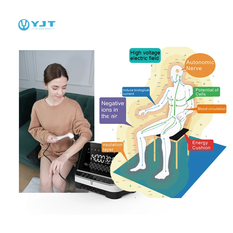 2026 High Electrical Potential Therapy Equipment Knee Pain Relief Machine Electrostatic High Potential Therapy Machine 14000V