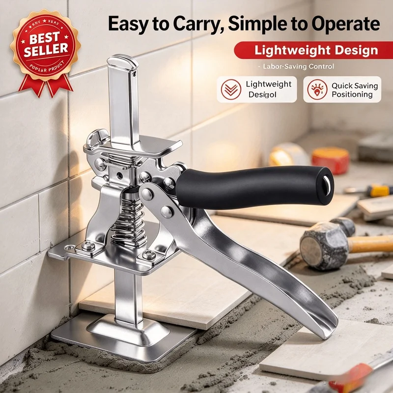Labor Saving Lifting Arm Jack, Drywall & Tile Panel Elevator, Cabinet Door Height Adjustment Tool