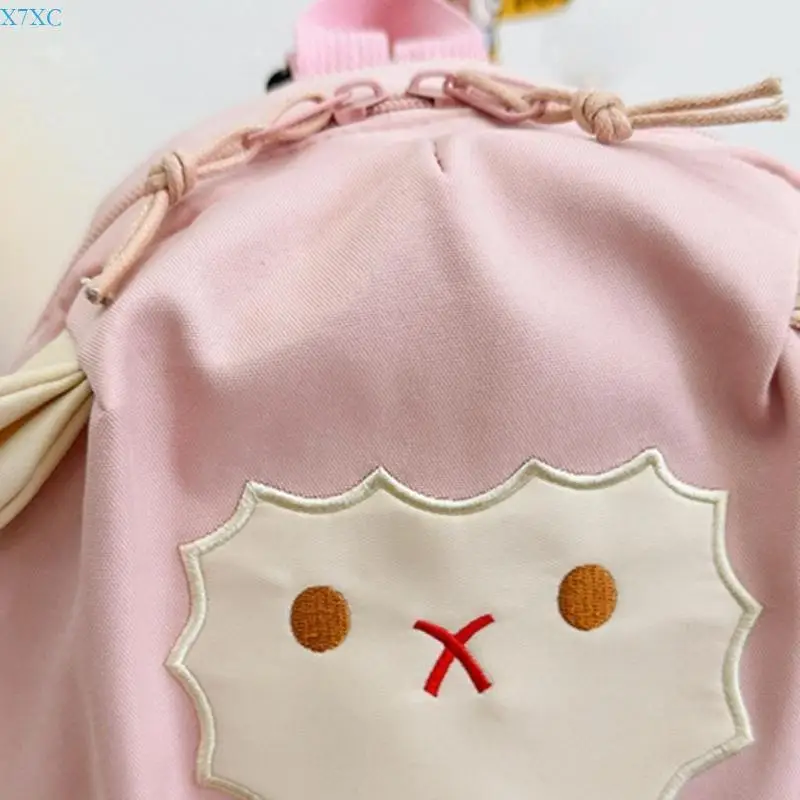 X7XC Cartoon Sheep Backpack for Girl Boy Kid Children Kindergartens School Bag Crossbody Bag Japanese Backpack