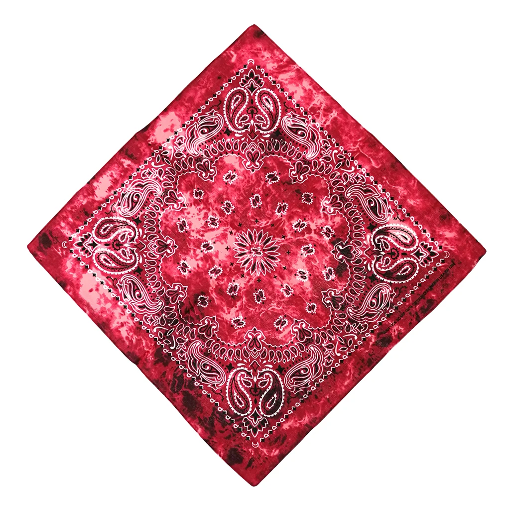 Petit foulard rond respirant, accessoires de tête, pur bricolage, artisanat, noix de cajou, bandanas hip-hop, voyage, utilisation sportive