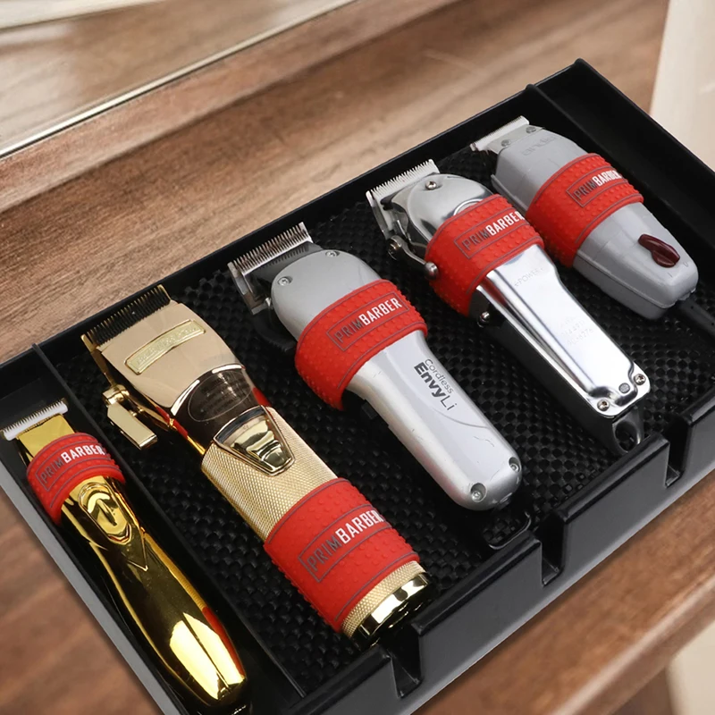 3 Teile/satz Rutschfeste Barber Clipper Grip Bands Hülse Haar Clipper Halter Abdeckung