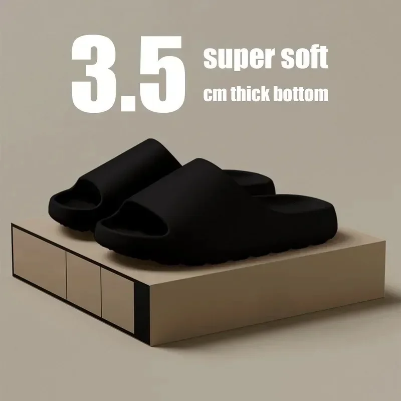 Hot sales Coconut Slippers Cloud Thick-soled Sandals Summer Fashion Soft Bottom Beach Men Slippers Women's Sandals  EVA Slides