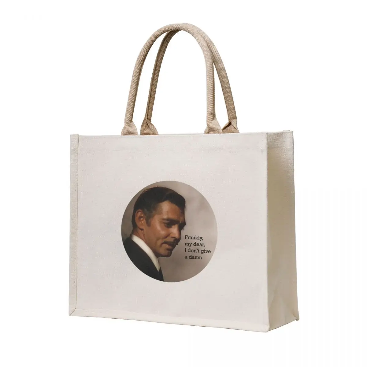 

Frankly, my dear, I don't give a damn Tote Bag Handbags women Reusable bags ecological bags