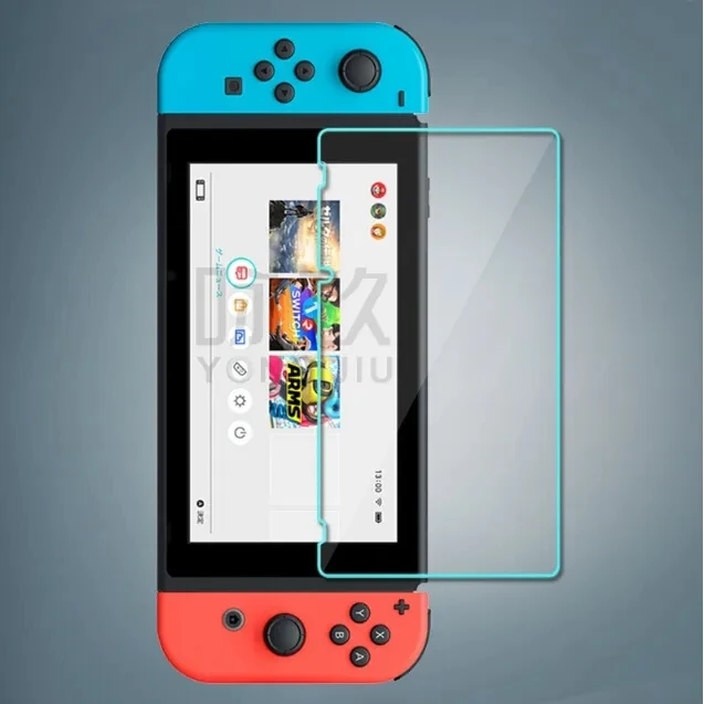 2Pcs New Protective Tempered Glass For Nintend Switch Screen Protector Film Accessories
