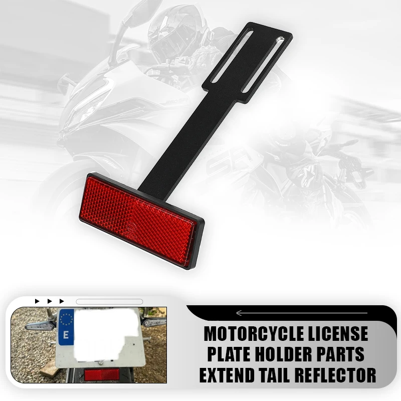 FOR BUELL Ulysses XB12 XB12X 1125CR 1125R XB12XT XB12R XB9 Motorcycle aluminium License Plate Holder Extend Tail Reflector