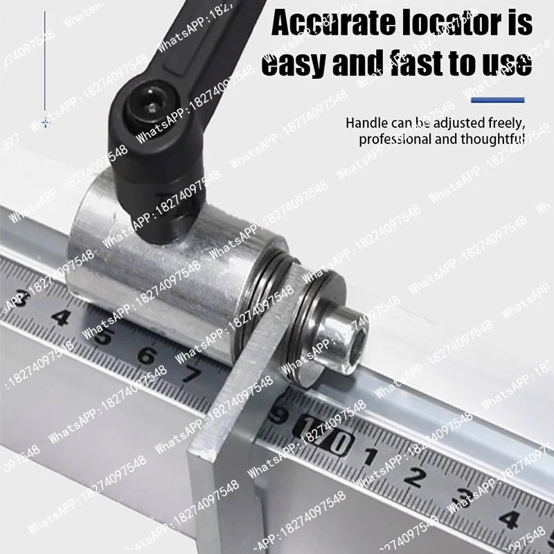 Table Saw Limiter Positioner Special Precision Positioning Woodworking DIY Workbench Tools Aluminum Block Positioning