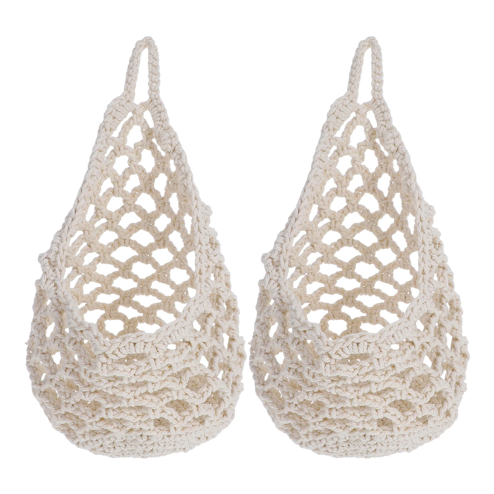 

2Pcs Macrame Hanging Planter Boho Style Cotton Rope Plant Hanger for Indoor Outdoor Decor Wall Flower Pot Holder Kitchen Garden