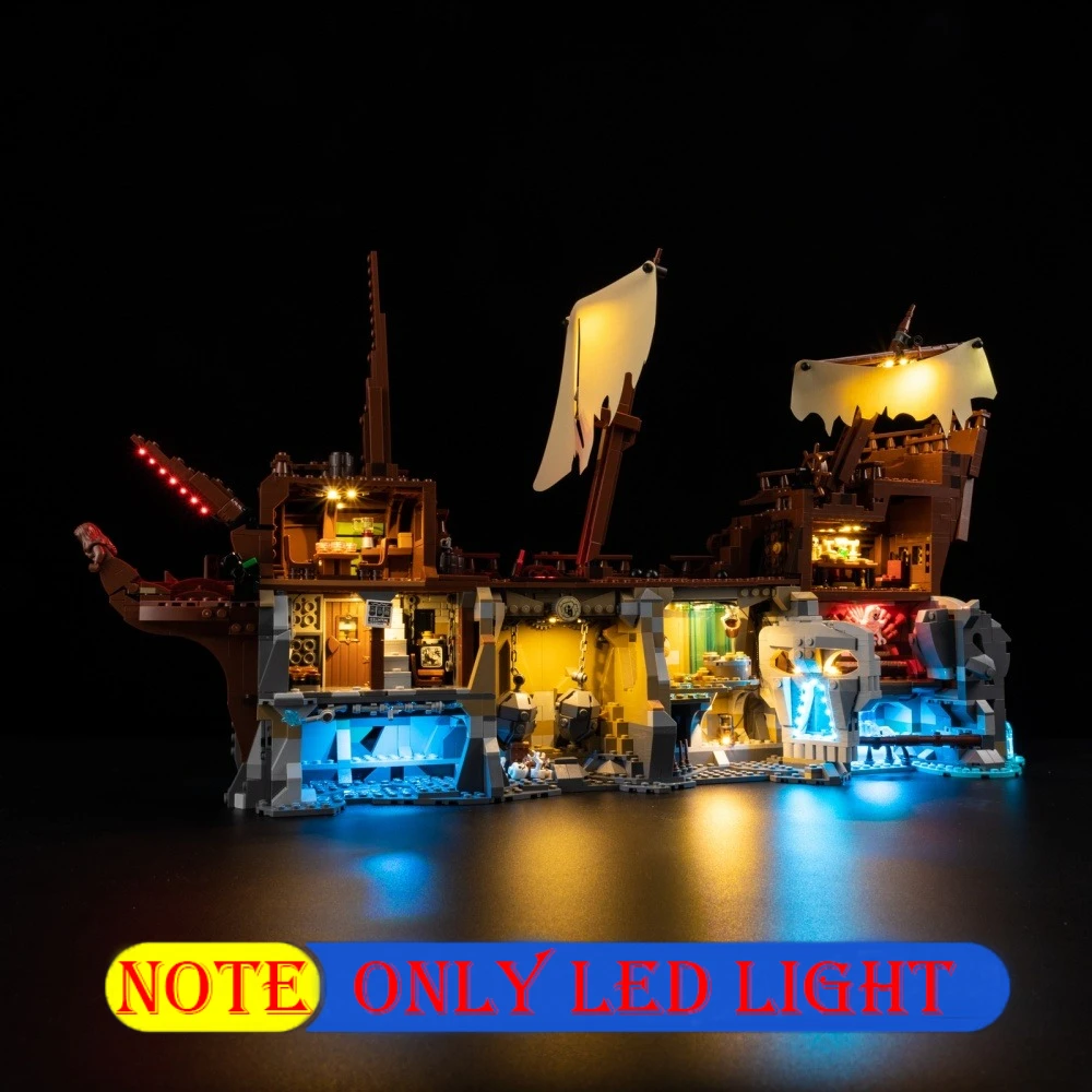 

Набор осветительных приборов для LEGO The Goonies 21363, не включает строительные блоки (только комплект светодиодных фонарей)