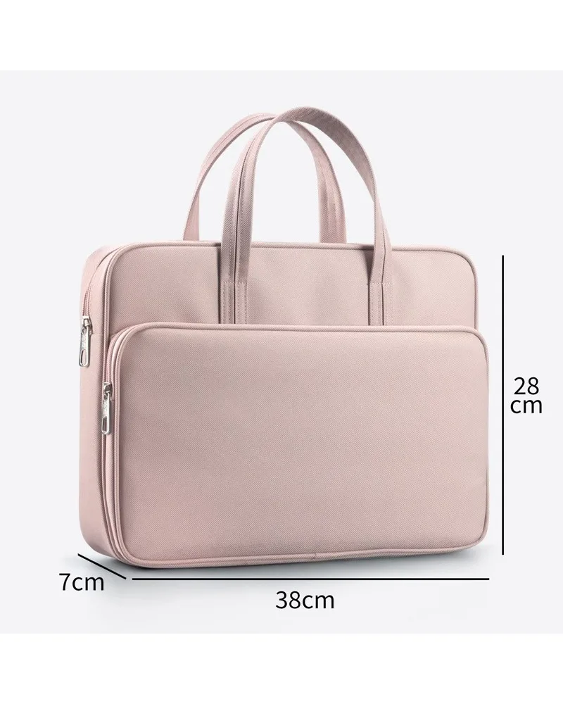 

Womens 14 Inch Waterproof Laptop Briefcase Protective Conference Bag Support Logo Print
