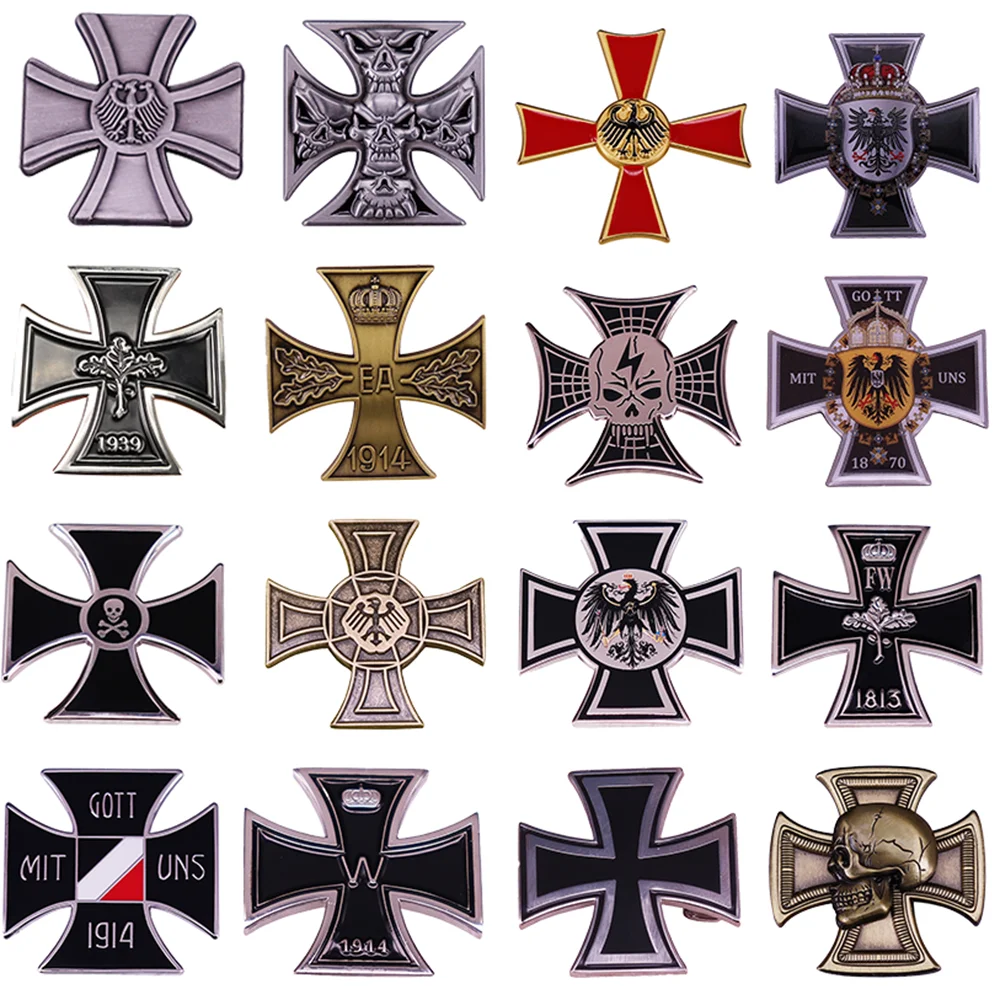 شعار موحد للإمبراطورية الألمانية ألمانيا بروسيا الصليب النسر شارة دبابيس الديكور الحرف