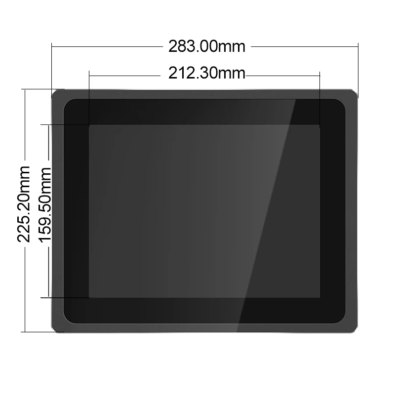 10.4 Inch Waterproof Industrial Panel PC X86 Generation3 i7 HMI Capacitive Touch Screen LED Monitor Win-dows All-in-One Machine