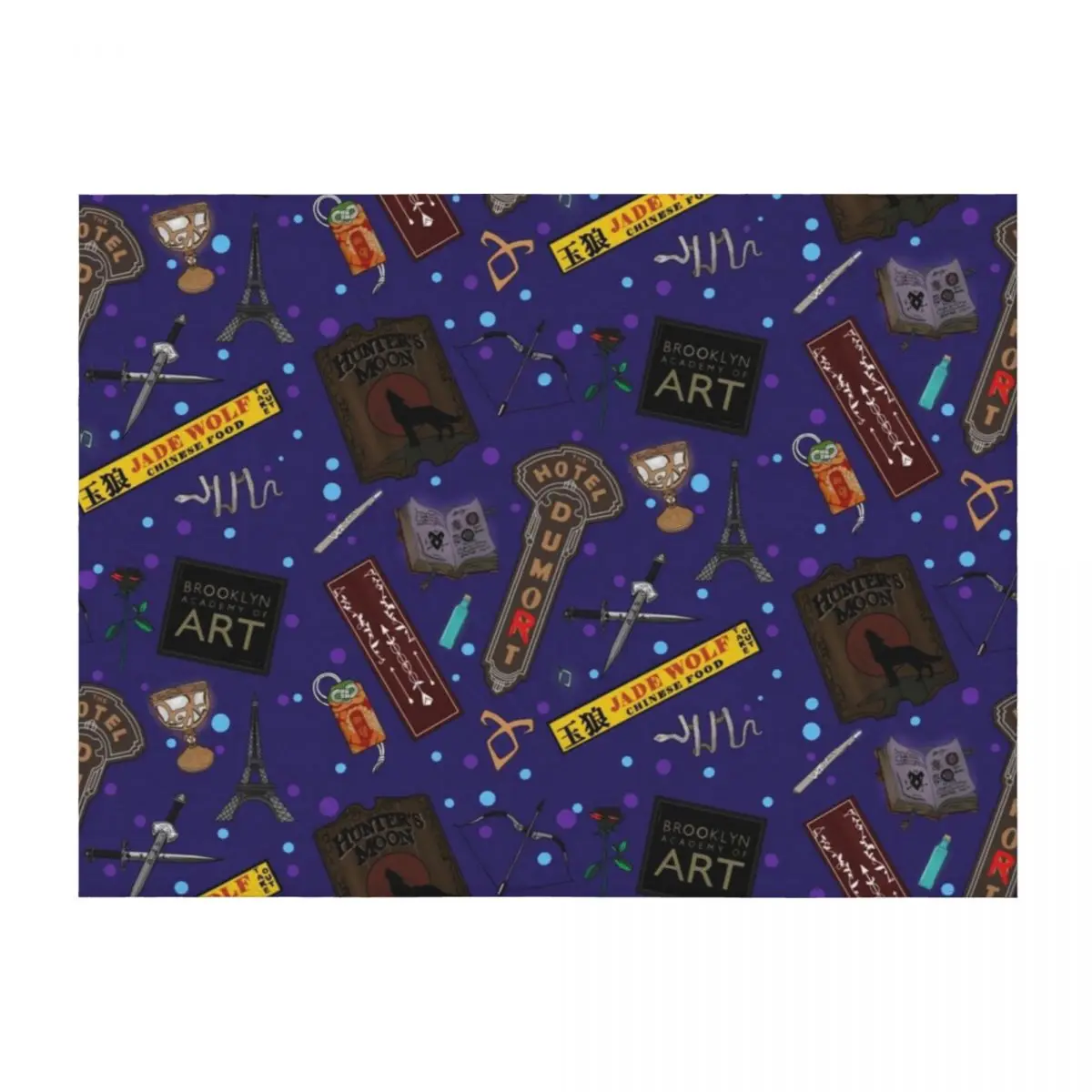 

Shadowhunters S1-3 collage Throw Blanket warm for winter Blankets For Bed Blankets For Baby Blankets
