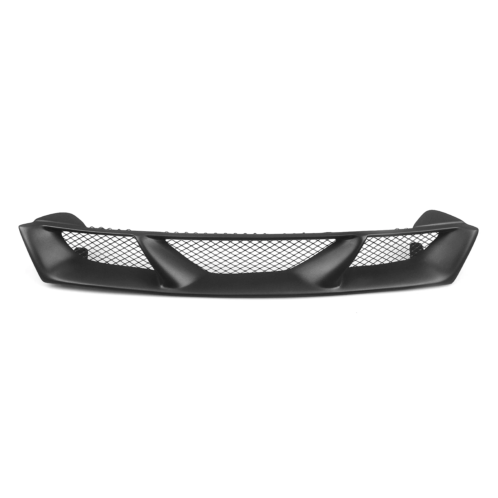 For Nissan S14 Silvia 1995-1998 Front Grille Racing Grill Real Carbon Fiber / Fiberglass Upper Bumper Hood Radiating Mesh Grid