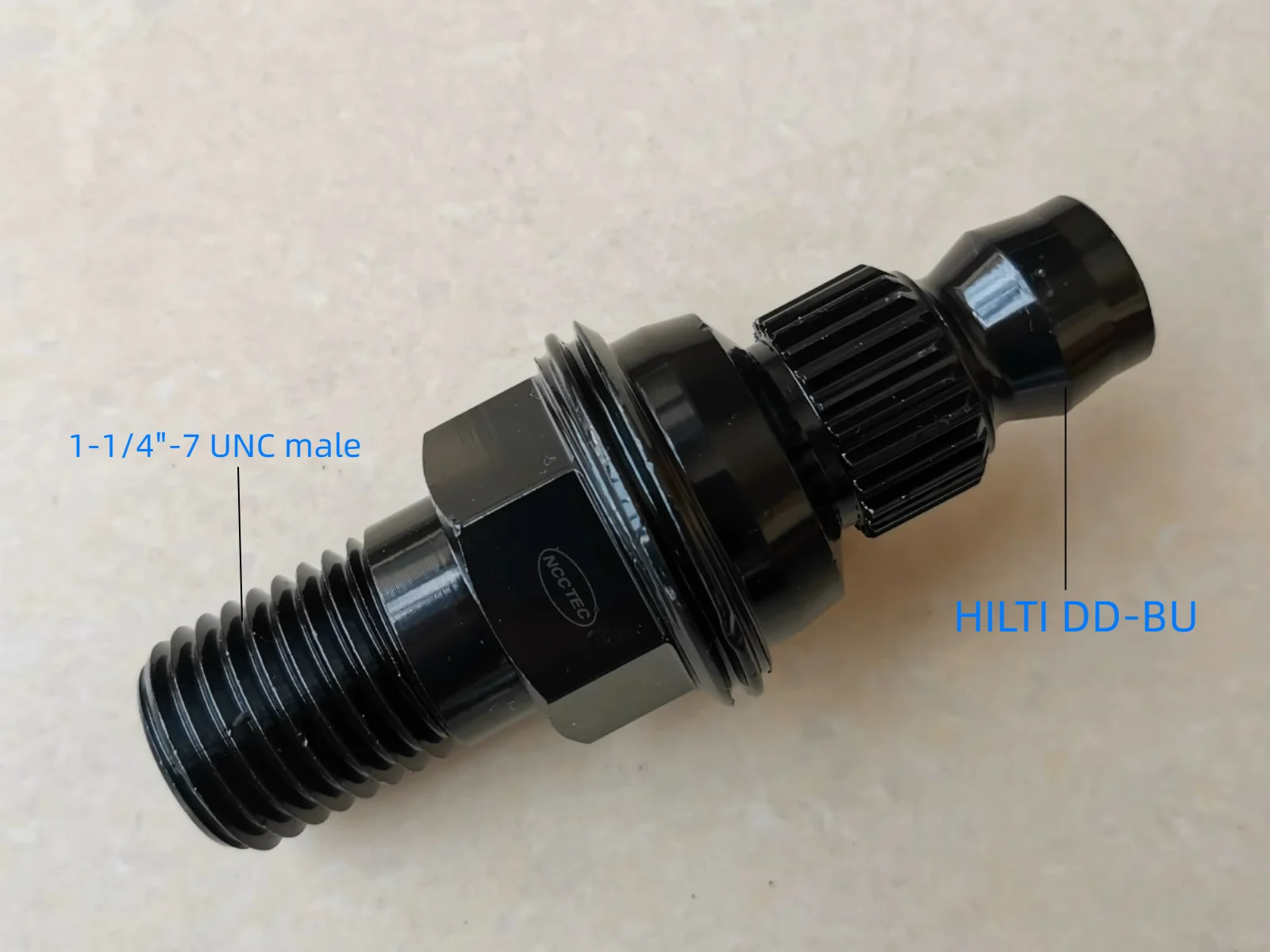 NCCTEC adapter connector HILTI DD-BU to 1-1/4