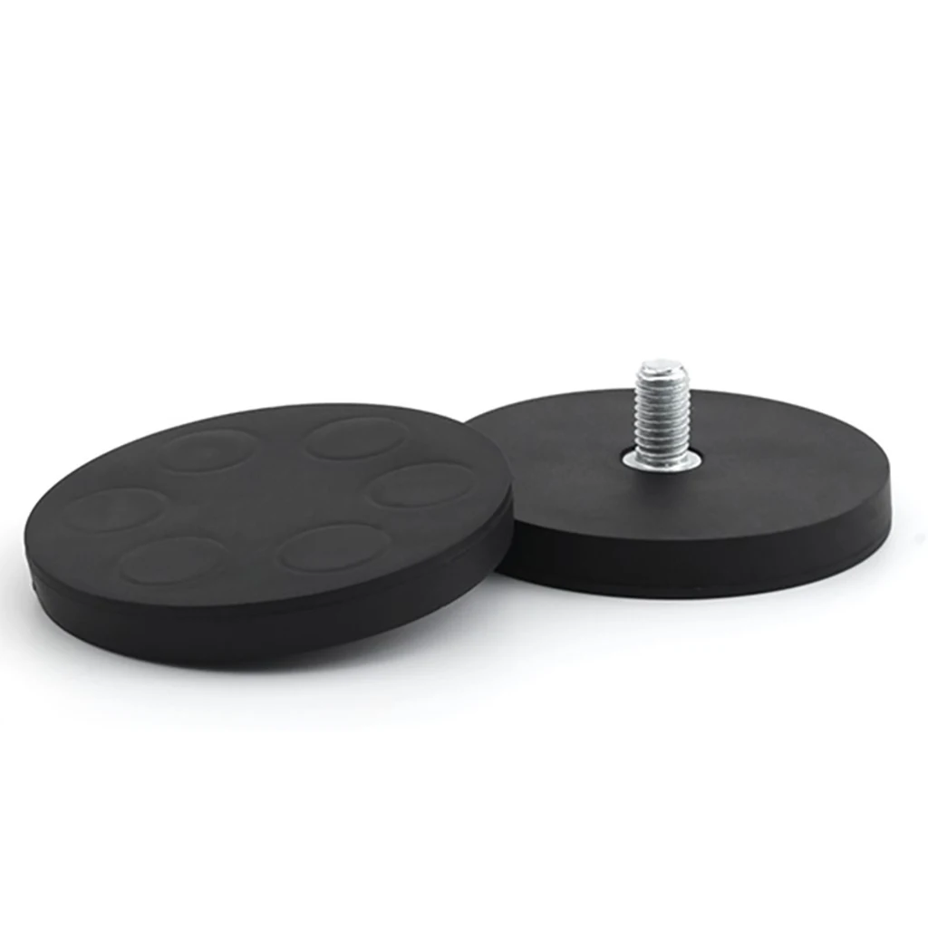 Mini Magnetische Magnet Auto Saugnapf Basis Gummibeschichtet M4 M5 M6 Halterung für Telefon Kamera Dach LED Licht Bar Ständer Halter Halterung – Detail 4