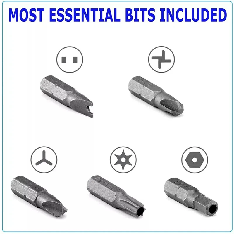 33 Pcs Tamper Proof Security Bit Driver Set for Electronics Repair Jewelry Making Precision DIY Tool Kit with Holder