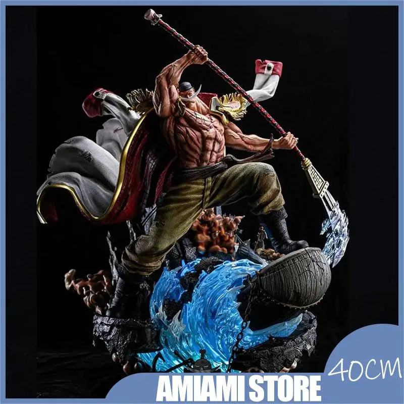 One Piece Edward Newgate Figure 41cm PVC Model Decisive Battle on Top Anime Collection Desktop Decoration Dolls Boys Toy Gift